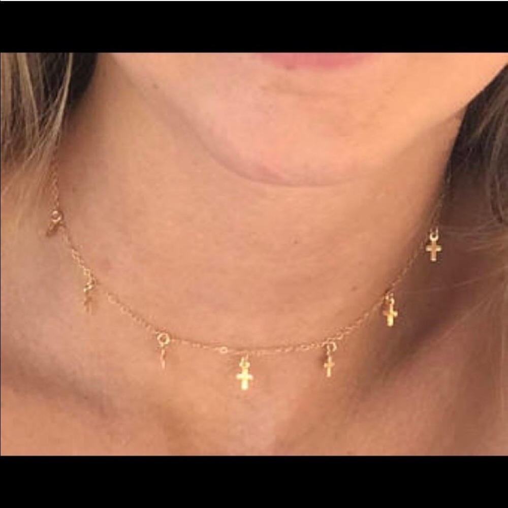 🌟3 for $20🌟Gold Cross Choker